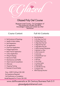 NEW 2025 Glazed PolyGel Beginners Nail Technician Course