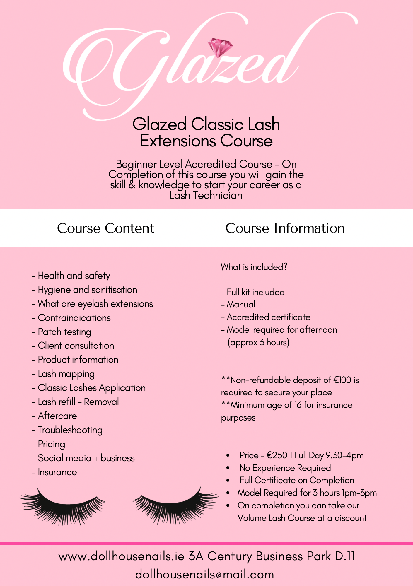Beginner Classic Lash Technician Course