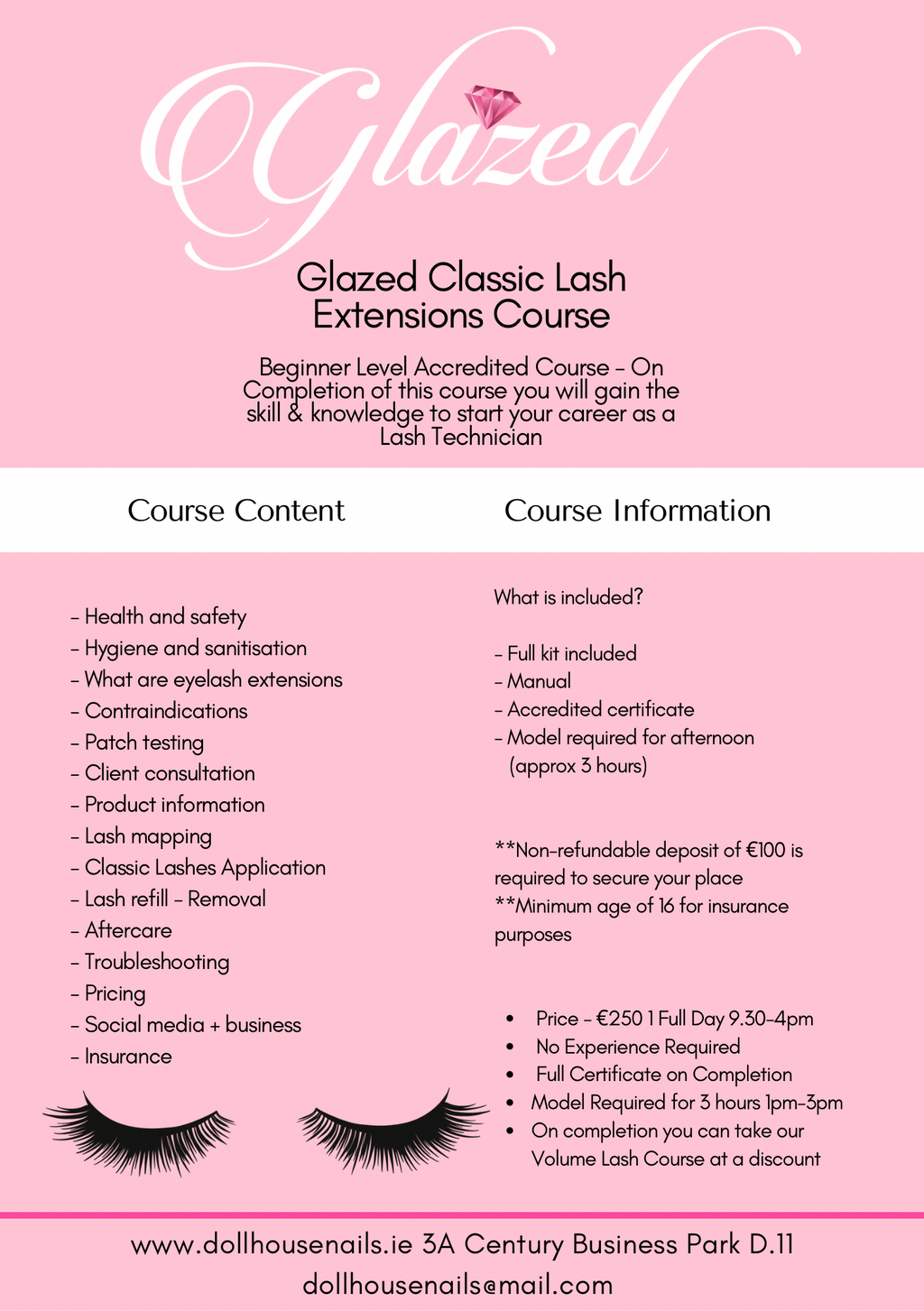 Beginner Classic Lash Technician Course