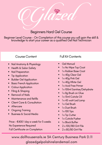 NEW dates 2025 Beginner Hard Gel Nail Technician Course €400