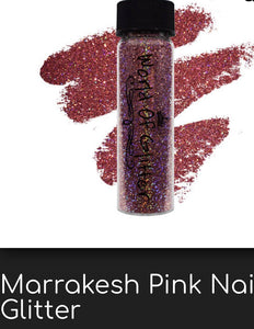 Marrakesh Pink Nail Glitter