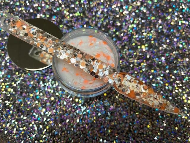 Glazed Pre Mixed Glitter Acrylic Blaze