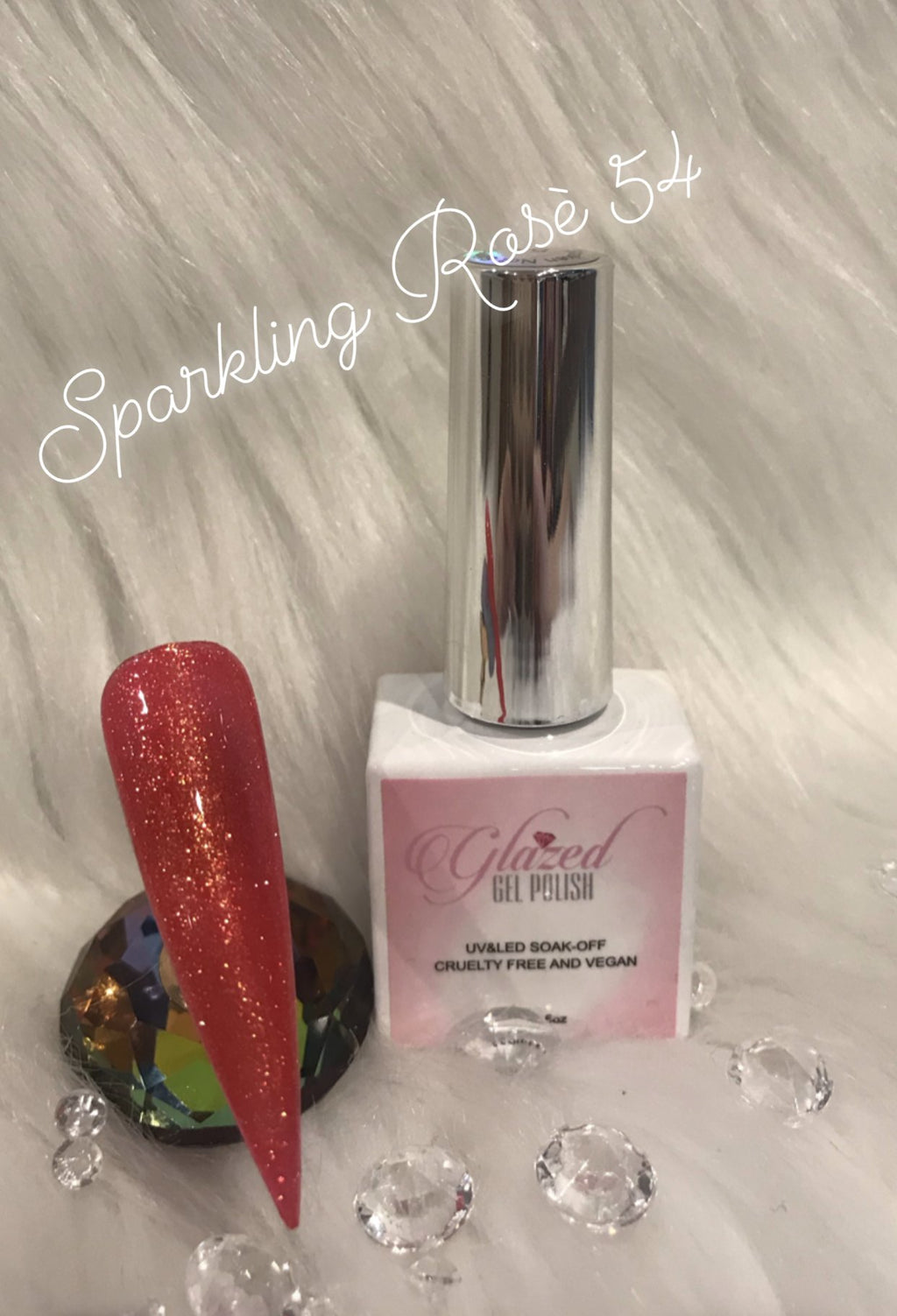 Sparkling Rose Glazed Gel Polish 54