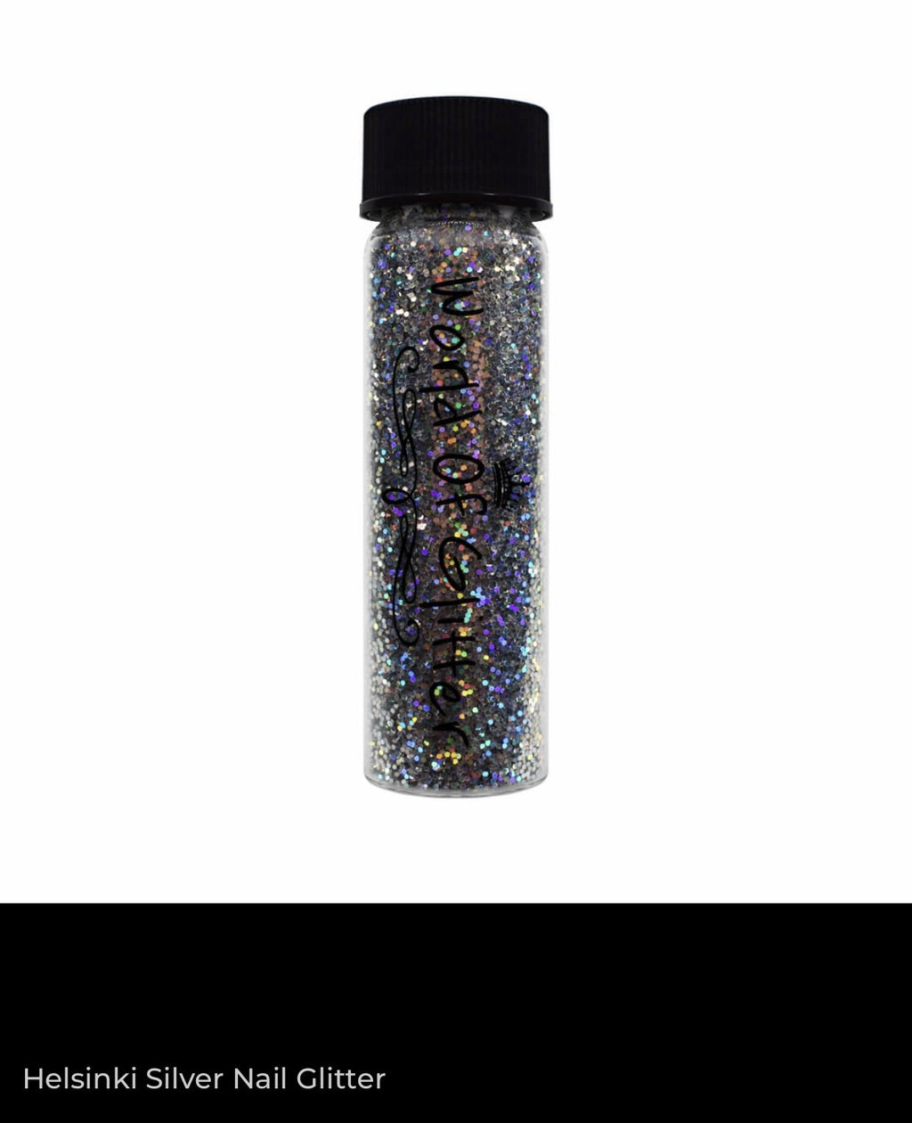Helsinki Silver Nail Glitter