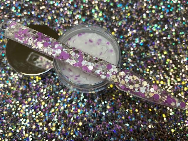 Glazed Pre Mixed Glitter Acrylic Isla