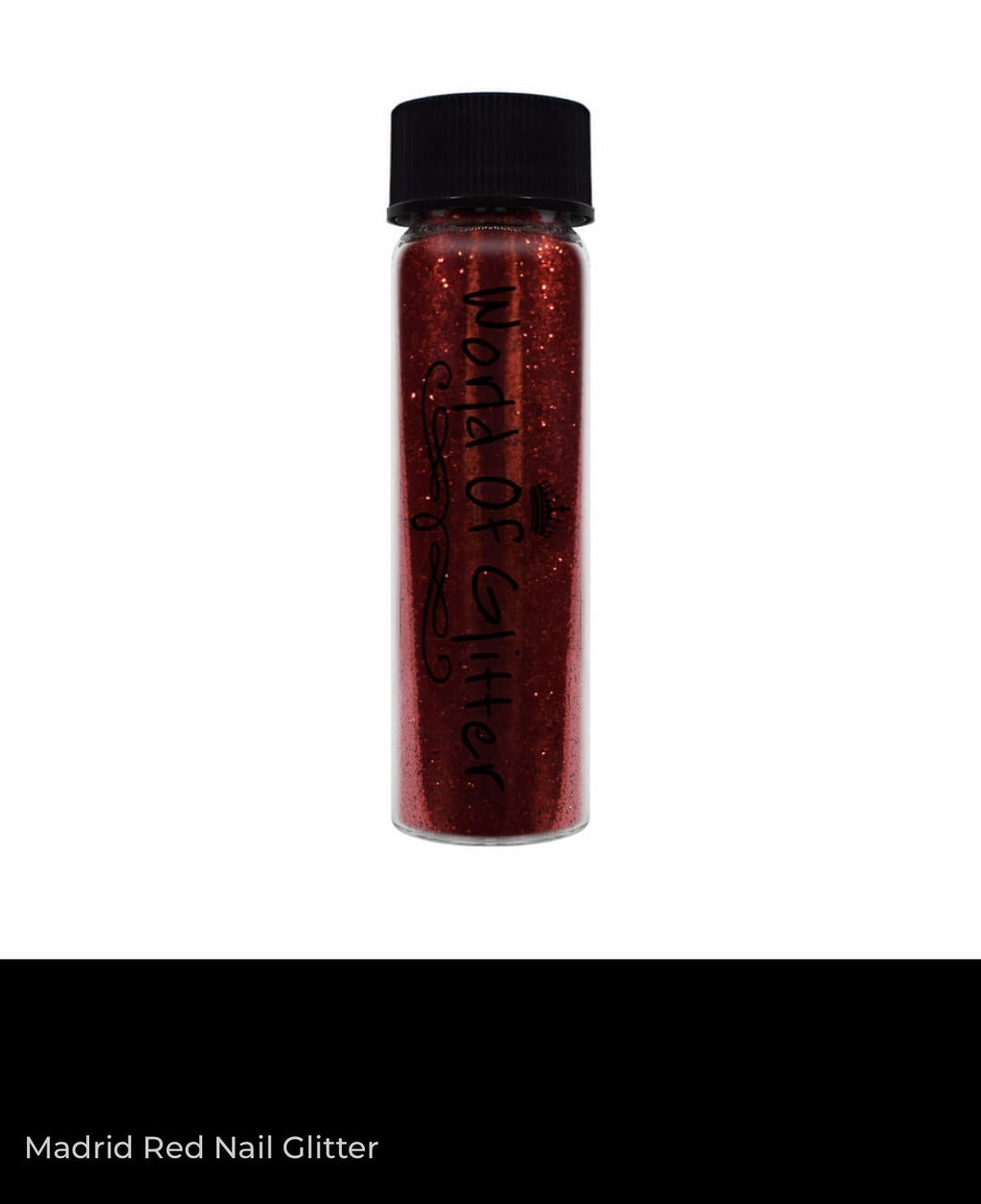 Madrid Red Nail Glitter