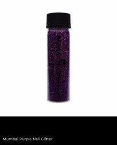 Mumbai Purple Nail Glitter