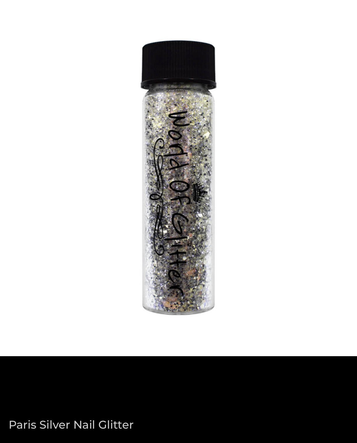 Paris Silver Nail Glitter