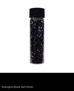Shanghai Black Nail Glitter