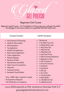 NEW 2023 Beginner Hard Gel Nail Technician Course €400