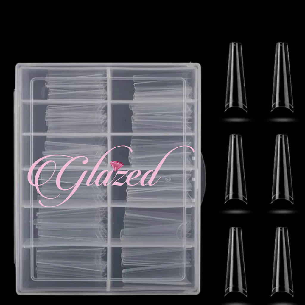 XXL Coffin Tips Clear 200 box