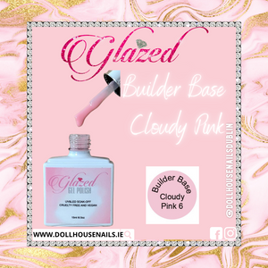 Glazed BIAB Builder Base (Cloudy Pink 06) 12ml