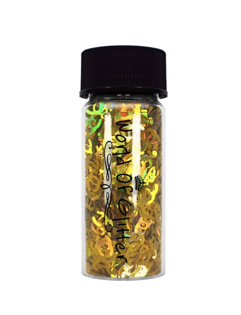 Rue Cambon Gold Holographic Nail Glitter
