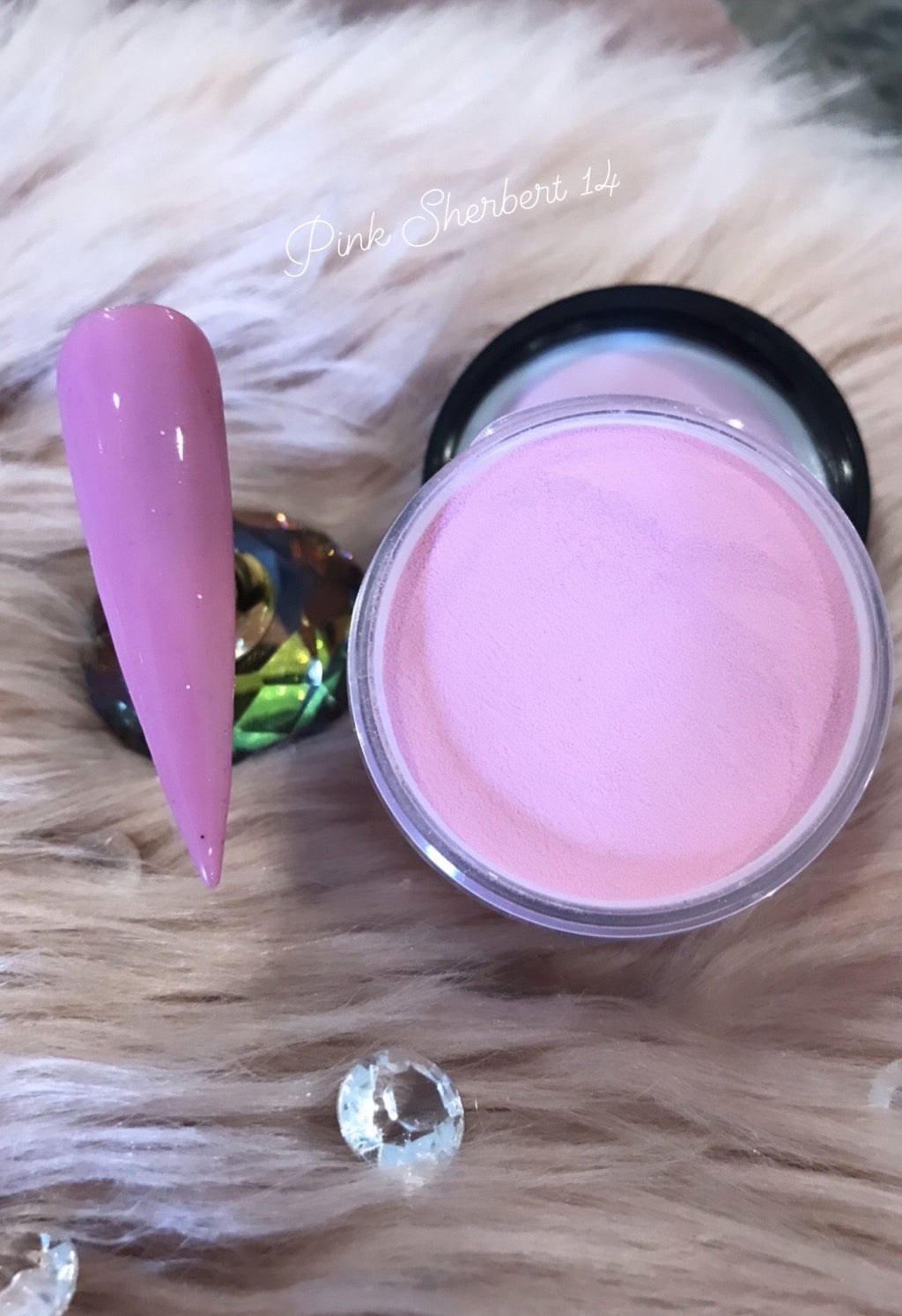 Glazed Pink Sherbert Acrylic Powder no.14 28g