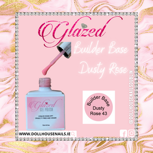 Glazed Builder Base BIAB (Dusty Rose 43) 12ml