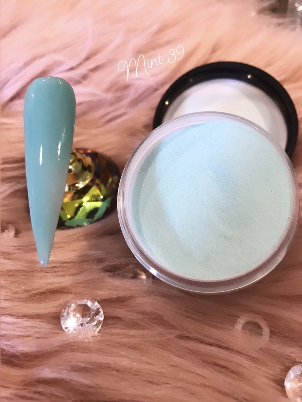 Glazed Mint Acrylic Powder no.39 28g