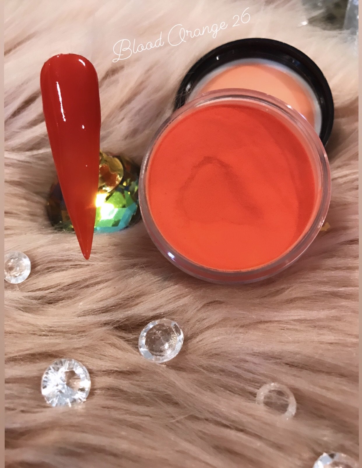 Glazed Blood Orange Acrylic Powder no.26 28g