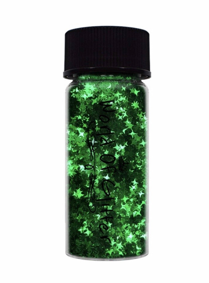 Sirius Green Holographic Stars