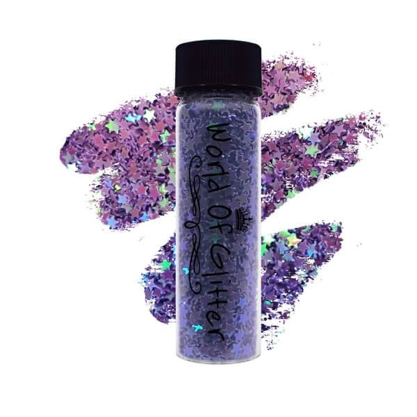 Vermont Purple Stars Nail Glitter