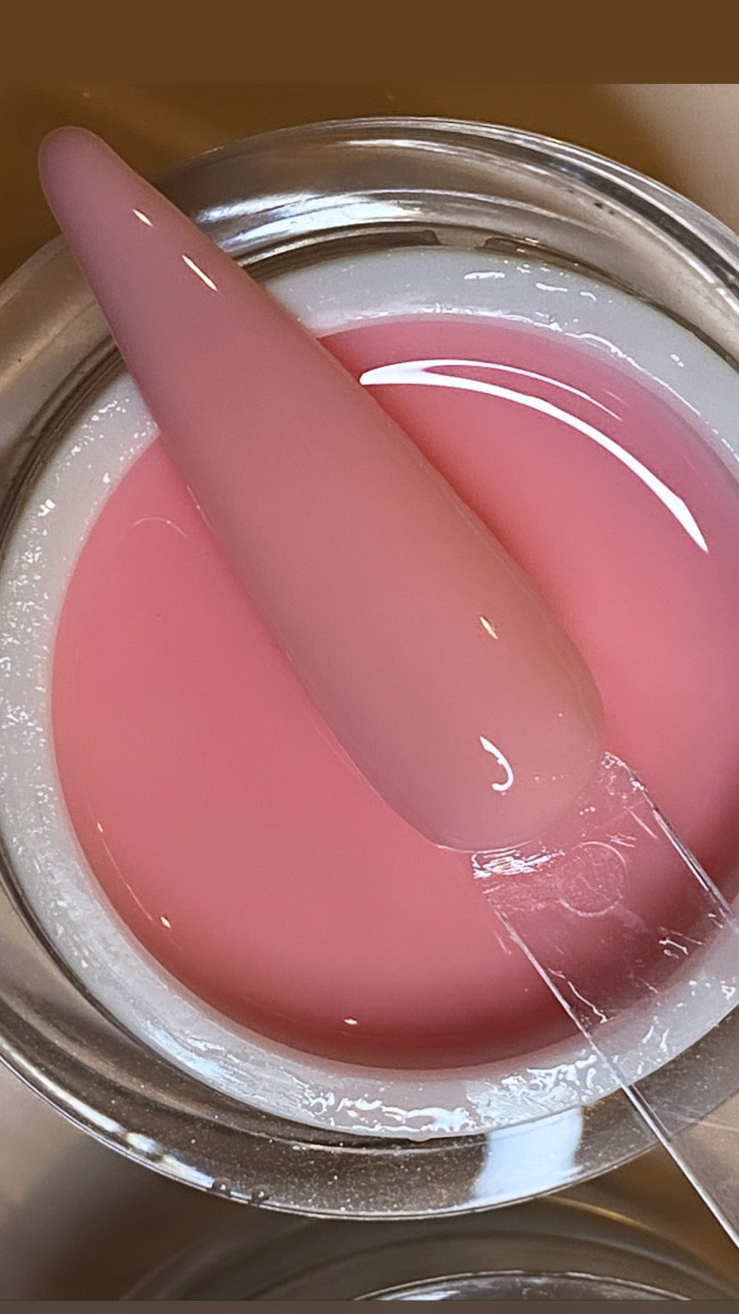 Glazed Builder Gel Nude Pink 40g