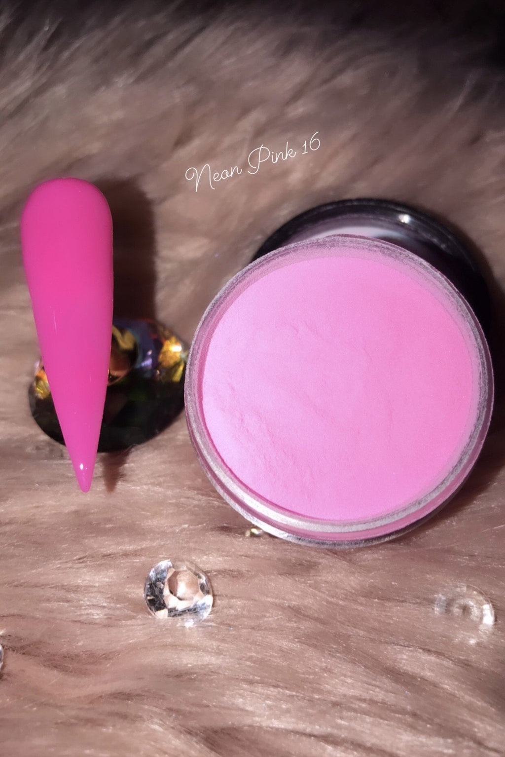 Glazed Neon Pink Acrylic Powder no.16 28g