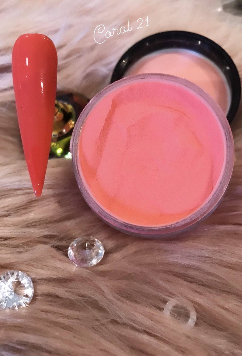 Glazed Coral Acrylic Powder no.21 28g